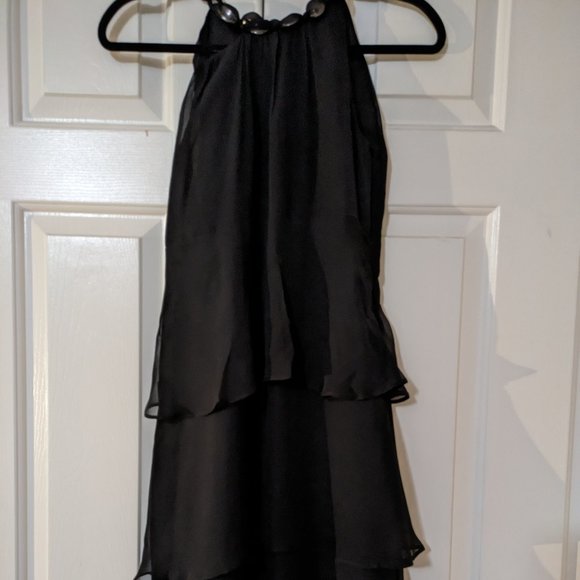 Black Layer Cocktail Dress - Picture 1 of 3